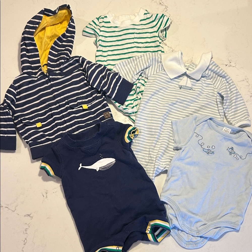 0-3 mo, Janie and Jack Windbreaker and Onesies, with a Nordstrom Baby 3M Onesie